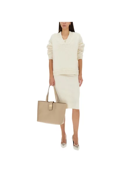 Sweter Tom Ford wełniany beżowy