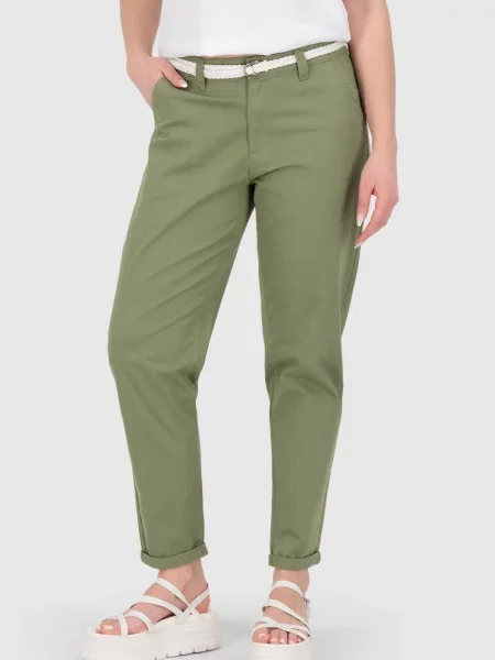 Alife & kickin Pantaloni Hiroko' verde