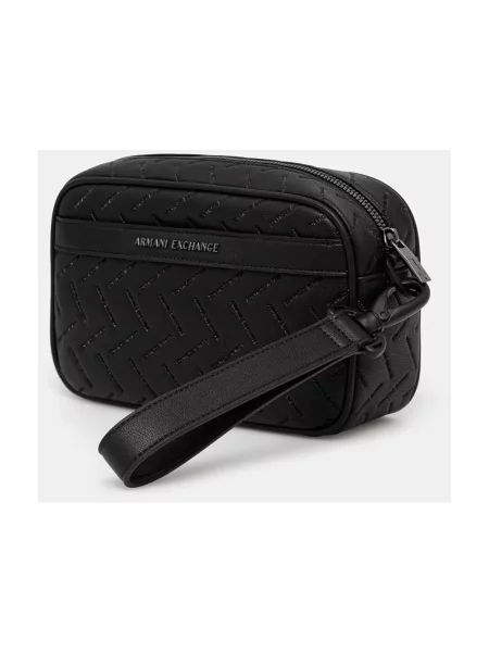 Armani Exchange kosmetyczka czarna