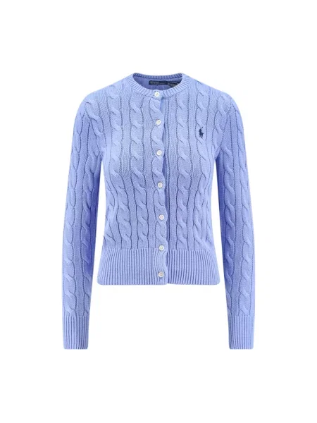 Polo Ralph Lauren Swetry Kobieta S Kardigan o splocie warkoczowym niebieski