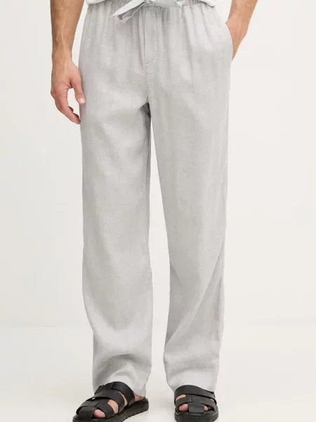 Frescobol Carioca pantaloni straight pentru bărbați cu in gri