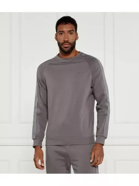 Hugo Bodywear Pulóver TONAL szürke