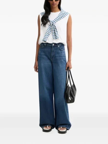 Blugi cu picior larg Rag & Bone albastru