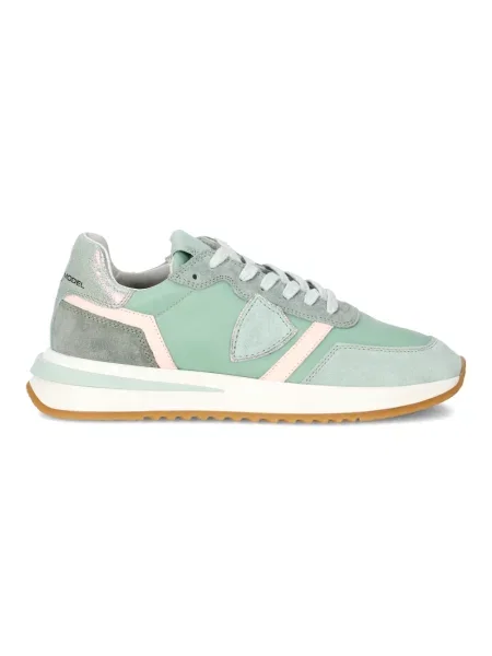Buty do biegania Philippe Model zamszowe do biegania zielone