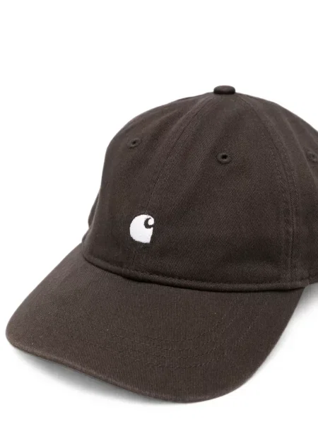 Șapcă Carhartt Wip cu broderie maro