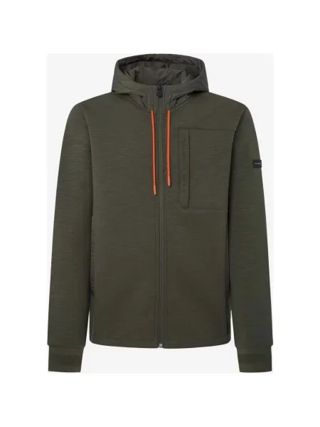 Bluza rozpinana Hackett zielona