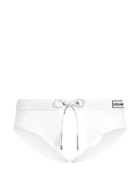 Chiloți Dolce & Gabbana cu broderie alb