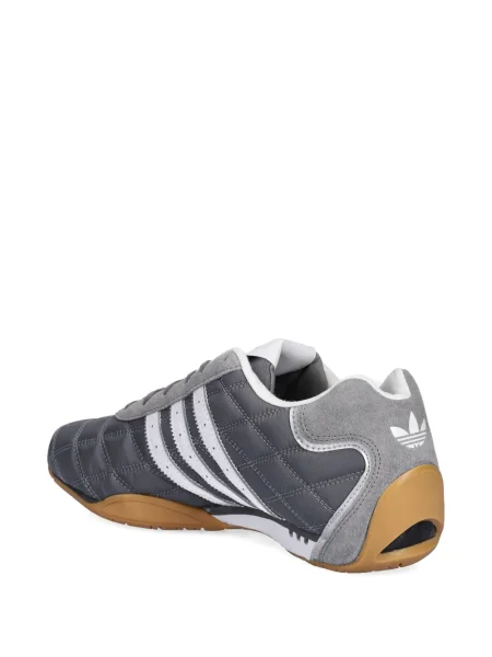 Pruhované slip on tenisky Adidas Campus s výšivkou bílé