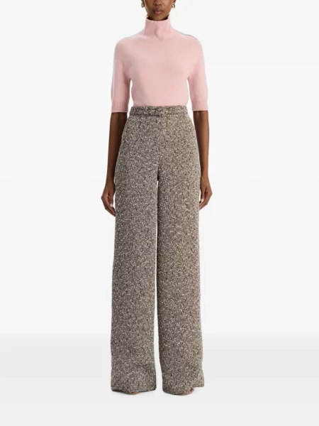 Pantaloni Oscar De La Renta din tweed