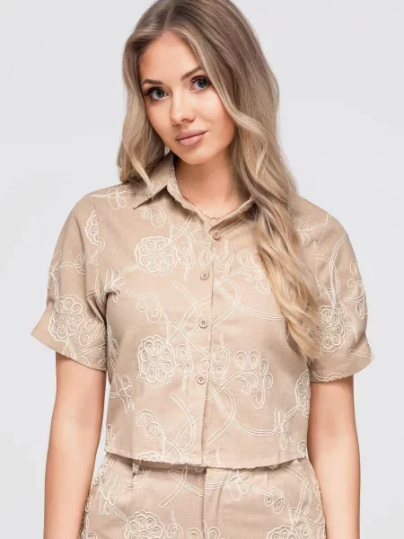 Bomber Bunda Ombre béžová