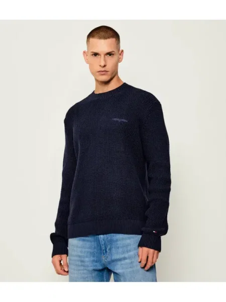 Tommy Jeans pulover de bleumarin