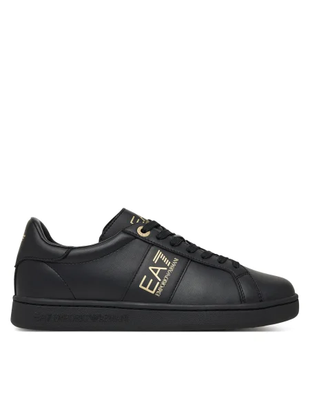Emporio Armani Členkové tenisky CLASSIC zlatá čierna