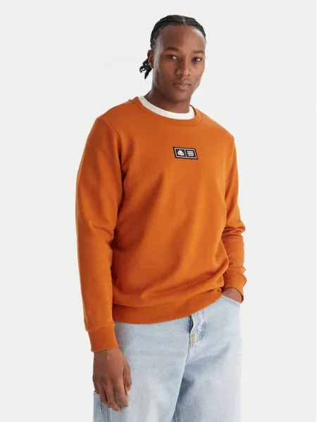 Kappa Pulóver Authentic Nymphe Comfort Fit bézs