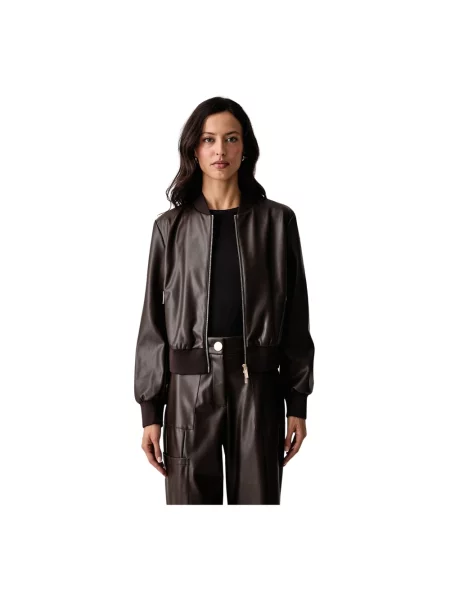 Kurtka bomber Armani Exchange brązowy