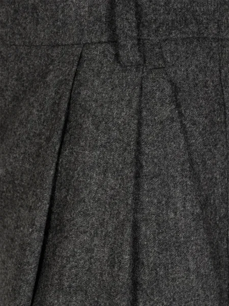 Pantaloni Emporio Armani plisate gri