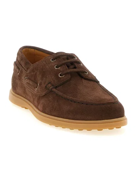 Półbuty Tod's zamszowe brązowe