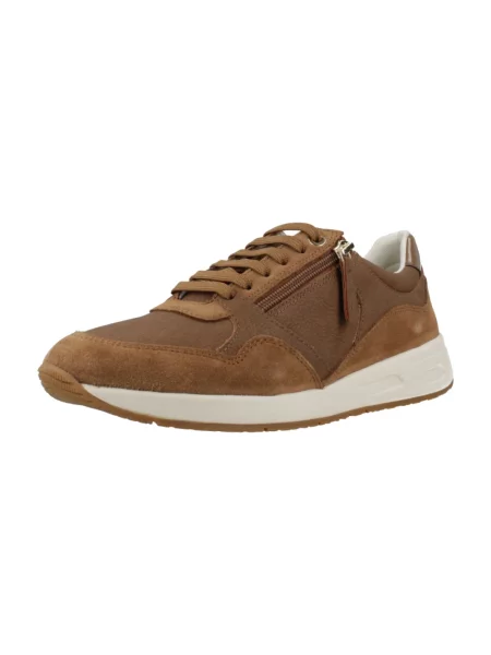 Sneakersy Geox brązowe