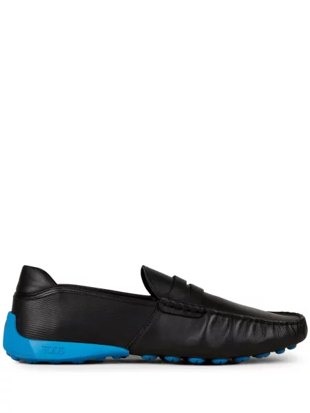 Pantofi loafer Tod's din piele slip-on negru