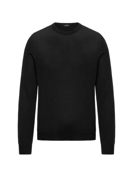 Pulover K-way tricotate cu decolteu rotund negru
