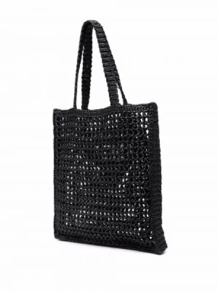 Geantă de mână Prada cu imagine negru