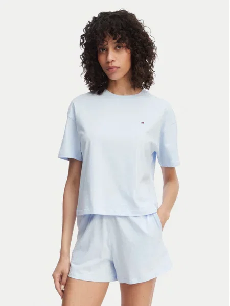 Tommy Hilfiger Underwear Kraťasy svetlomodrá modrá