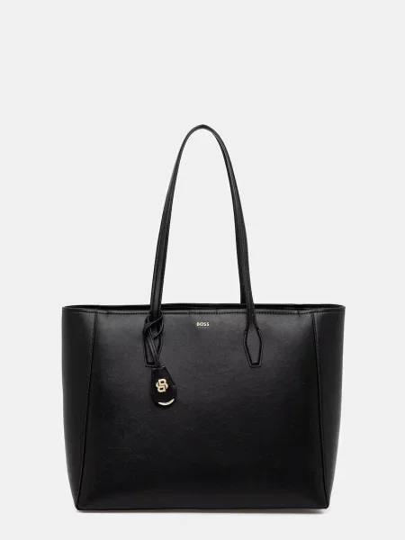 Кожаная сумка Boss черная