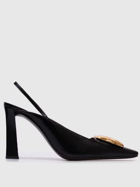 Шкіряні босоніжки Giuseppe Zanotti чорні