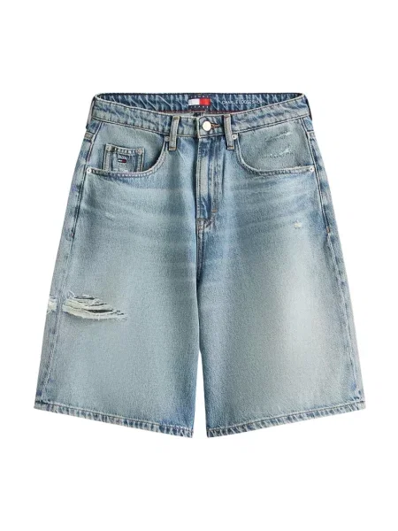 Tommy Jeans szorty jeansowe niebieskie