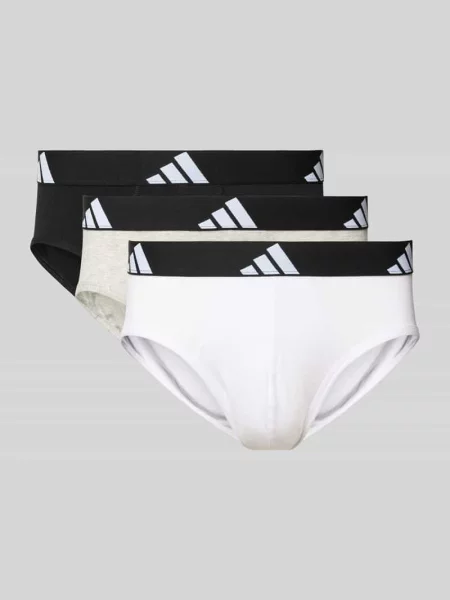 Figi z elastycznym z logo w zestawie 3 szt. model ‘Active Flex’ Adidas Sportswear