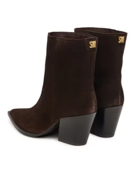 Škornji Steve Madden Temno rjava