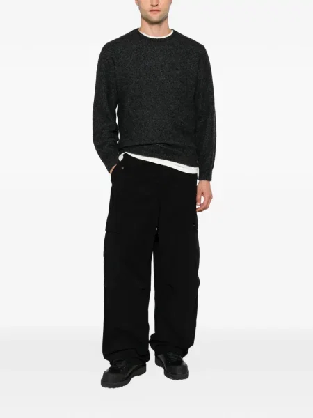 Пуловер Carhartt Wip с кръгло деколте сиво