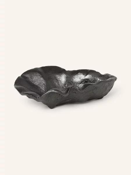 Ferm Living Szal Oyster schwarz czarna