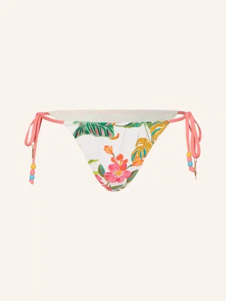 Seafolly Dół Od Bikini Trójkątnego Tropica weiss zielony