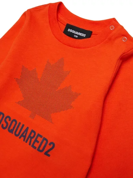 Dětské tričko Dsquared2 oranžové