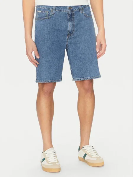 Guess Jeans Pantaloni scurți de blugi albastru