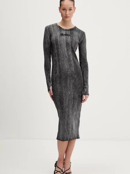 Karl Lagerfeld Jeans Rochie de zi gri