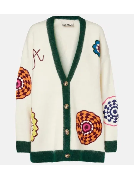 Cardigan Alemais de lână bej