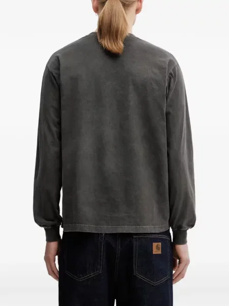 Lung tricou Neighborhood gri