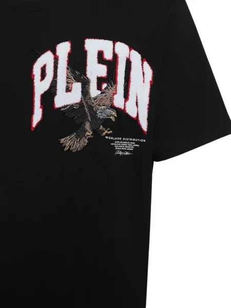 Tricou Philipp Plein de cristal negru