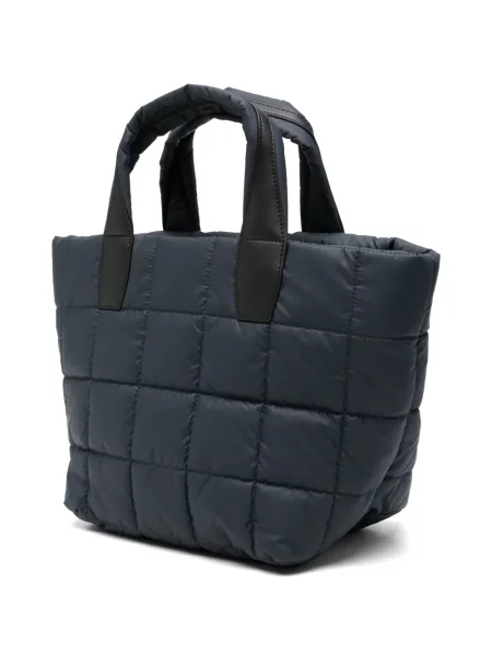 Matlasat geantă shopper Veecollective albastru