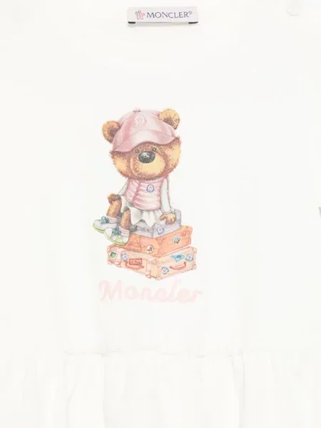 Sukienka dziecięca Moncler Enfant biała