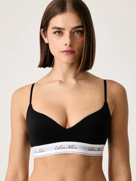 Calvin Klein Underwear trojúhelníková podprsenka černá