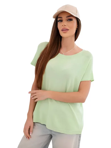 Oversize viskózní halenka Kesi modrá