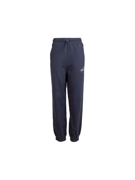 Pantaloni Tommy Hilfiger albastru