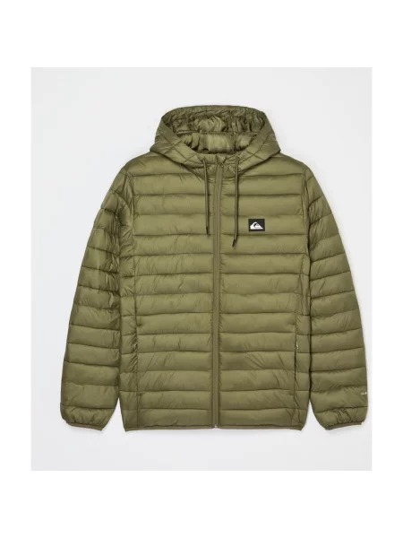 Kurtka z kapturem Quiksilver Scaly oliwkowy XS zielony