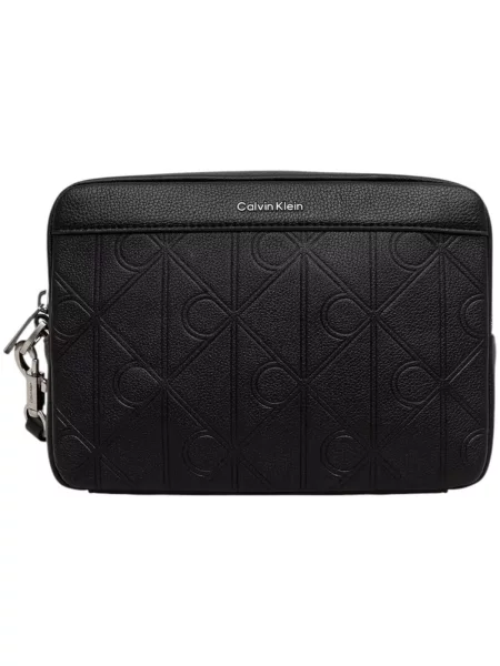 Geantă Calvin Klein din piele negru