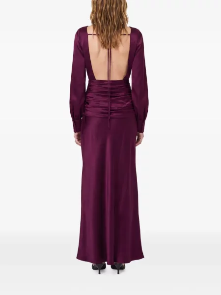 Rochie Nicholas cu volane violet