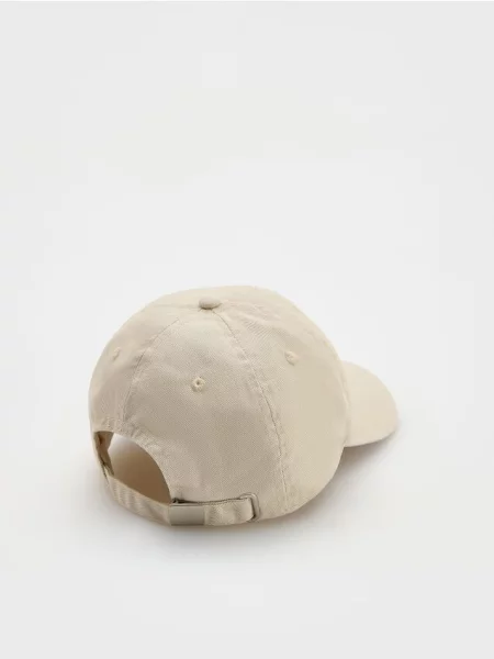 Reserved Czapka z daszkiem beżowy
