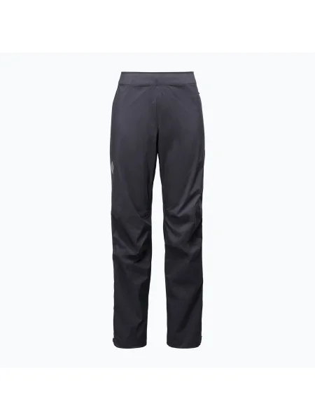 Pantaloni de ploaie pentru femei Black Diamond Fineline Stretch FZ negru