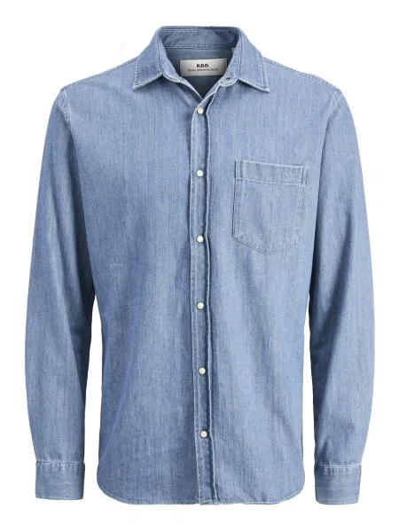 R.D.D. ROYAL DENIM DIVISION Košile RDDLESNER džínovina modrá